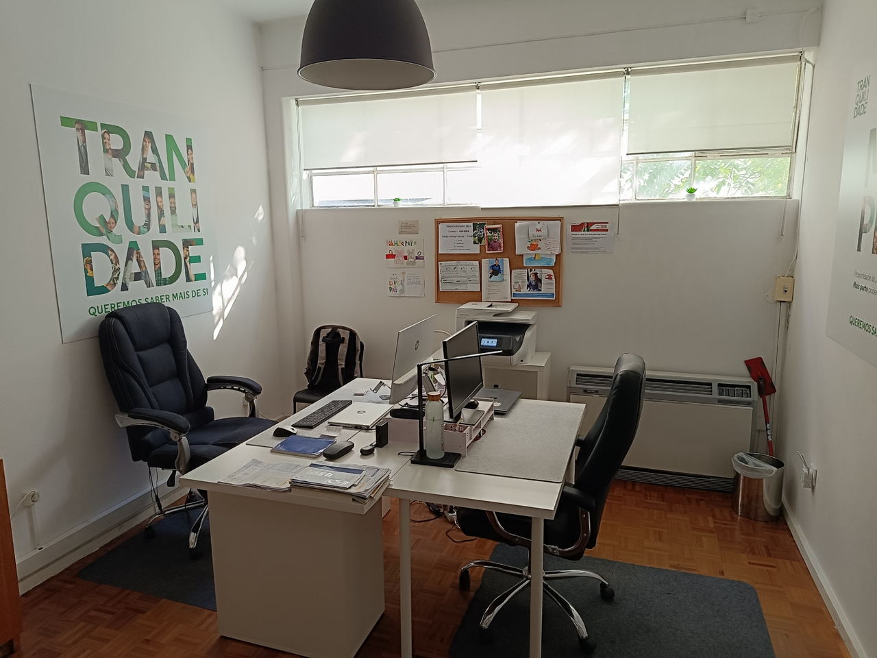 Área de trabalho do escritório