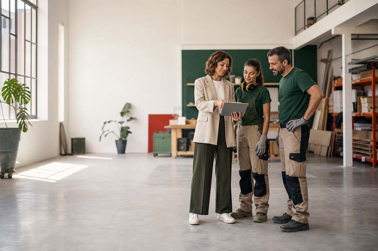 Equipa a rever procedimentos de segurança no trabalho